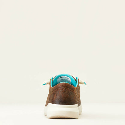 Ariat Brown Blanket Emboss Hilo Shoes