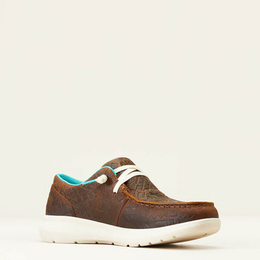Ariat Brown Blanket Emboss Hilo Shoes