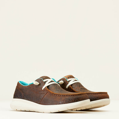 Ariat Brown Blanket Emboss Hilo Shoes