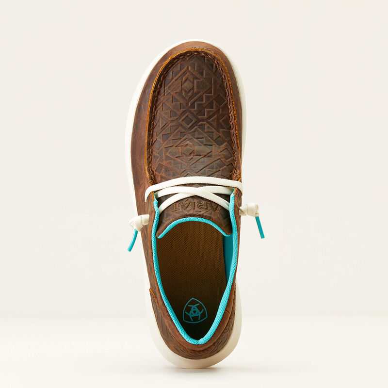 Ariat Brown Blanket Emboss Hilo Shoes