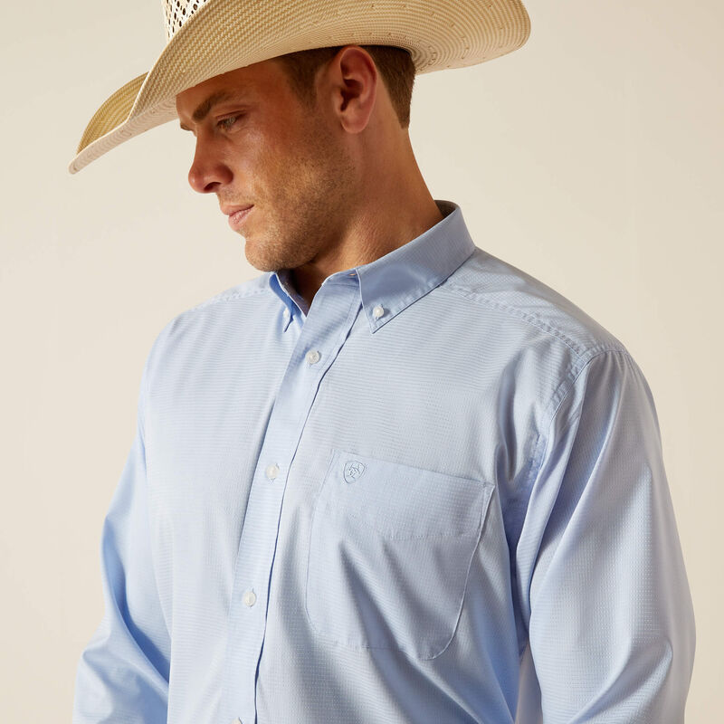 Ariat Light Blue 360 Airflow Classic Fit Shirt