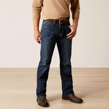 Ariat Rebar M4 Relaxed Rail Boot Cut Encinitas Jeans