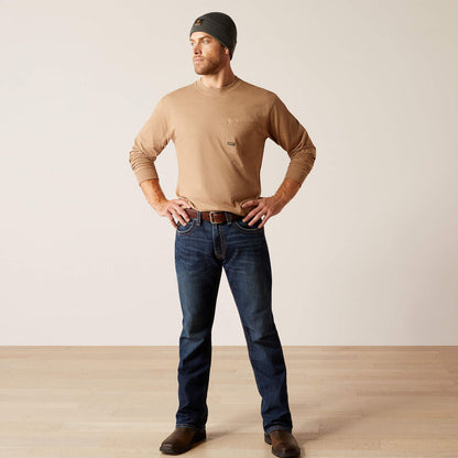 Ariat Rebar M4 Relaxed Rail Boot Cut Encinitas Jeans