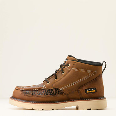 Ariat Distressed Brown/Sharkskin Print Rebar Lift Chukka Work Boots