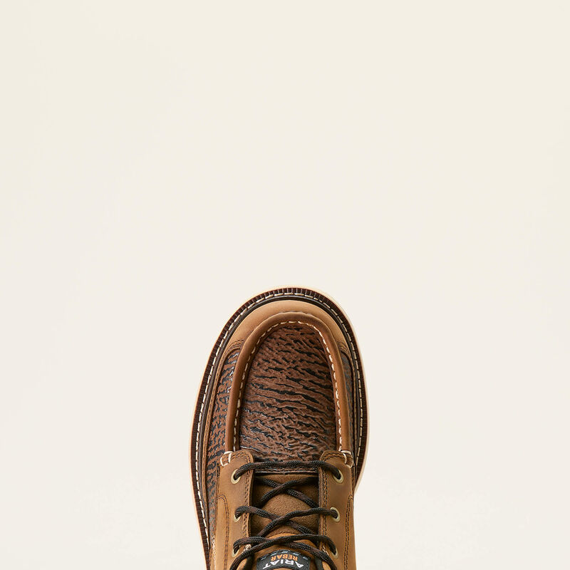 Ariat Distressed Brown/Sharkskin Print Rebar Lift Chukka Work Boots