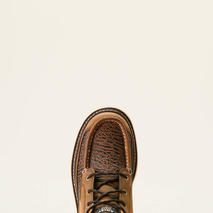 Ariat Distressed Brown/Sharkskin Print Rebar Lift Chukka Work Boots