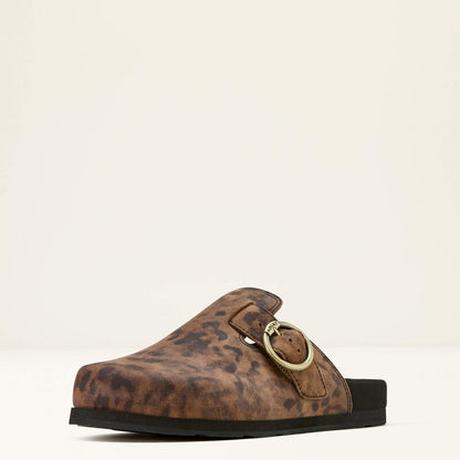 Ariat Leopard Suede Country Mule