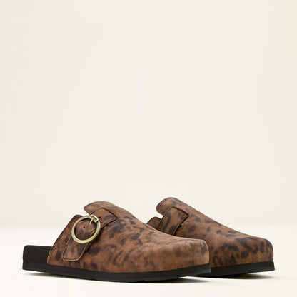 Ariat Leopard Suede Country Mule
