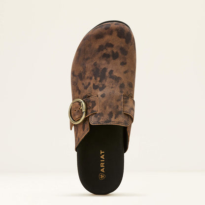 Ariat Leopard Suede Country Mule