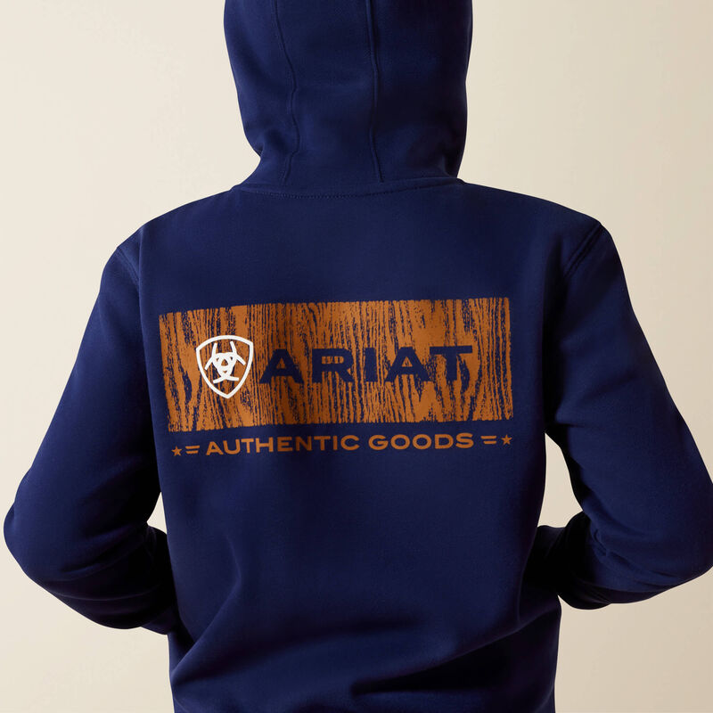 Ariat Boys Woodshop Stack Hoodie