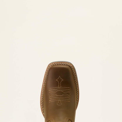 Ariat Distressed Brown Tombstone Wide Square Toe Western Boots