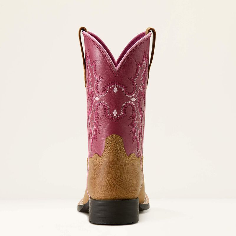 Ariat Cottage Rosebud Tombstone Wide Square Toe Western Boots