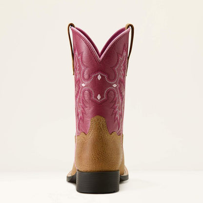 Ariat Cottage Rosebud Tombstone Wide Square Toe Western Boots