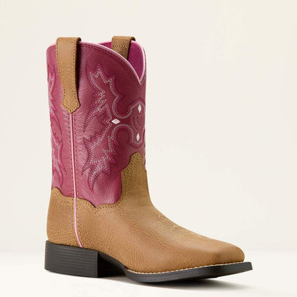 Ariat Cottage Rosebud Tombstone Wide Square Toe Western Boots