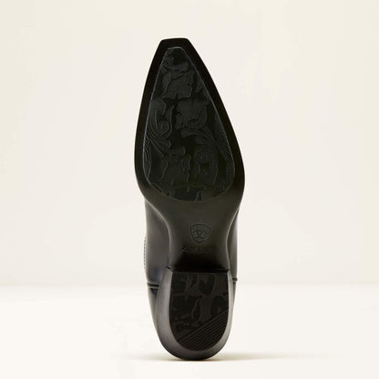 Ariat Glossy Black Taytum X Toe Western Boots