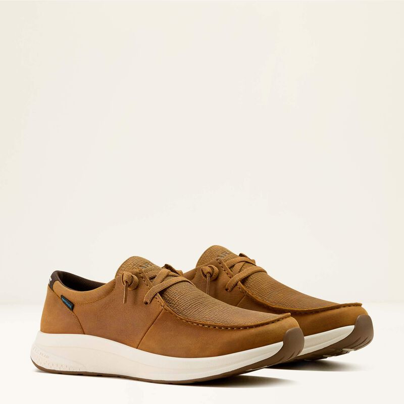 Ariat Dusted Wheat Cashew Emboss Buckeye Waterproof Shoe
