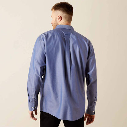 Ariat Wrinkle Free Solid Pinpoint Oxford Shirt