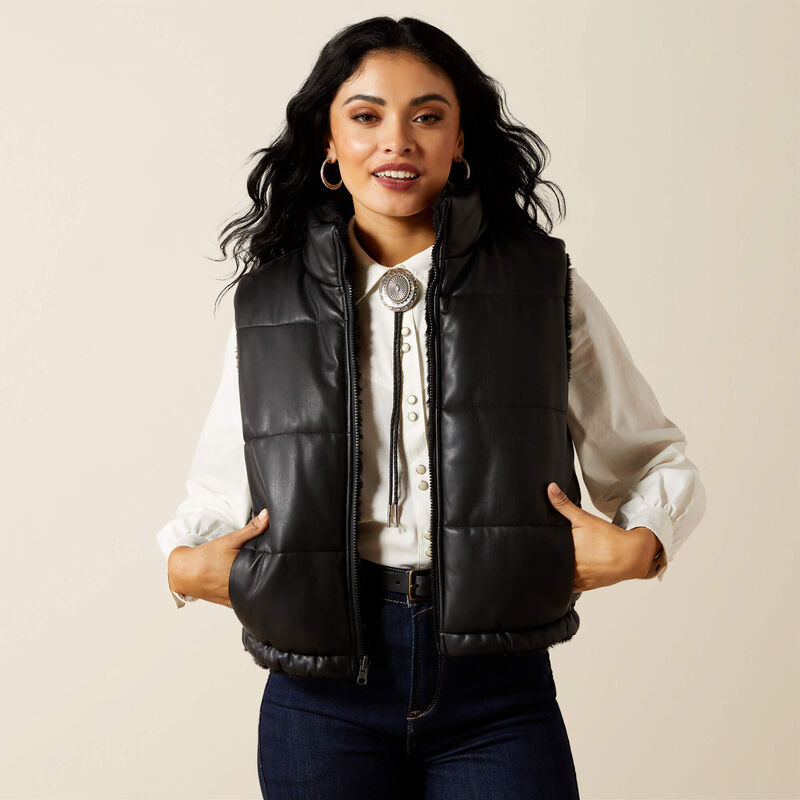 Ariat Women's Echo Reversible Vest Black