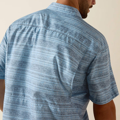 Ariat Blissful Blue Printed VentTEK Outbound Classic Fit Shirt