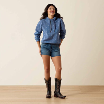 Ariat Blue Heather Essential Hoodie