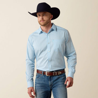 Ariat Crystal Blue Plaid Everything Classic Fit Shirt