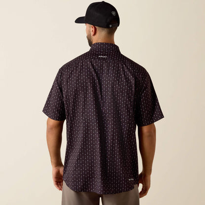 Ariat Black Print Printed VentTEK Classic Fit Shirt