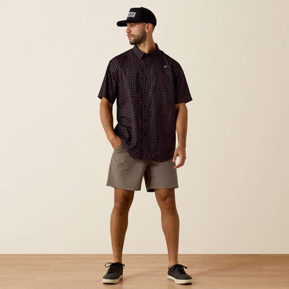 Ariat Black Print Printed VentTEK Classic Fit Shirt
