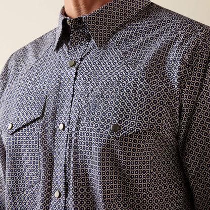 Ariat Wrinkle Free Dennis Fitted Snap Shirt