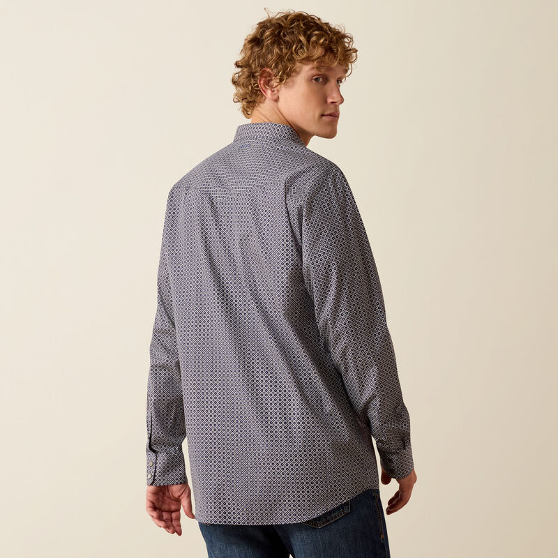 Ariat Wrinkle Free Dennis Fitted Snap Shirt
