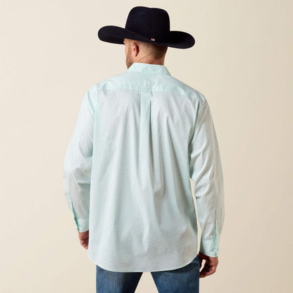 Ariat Blue Glow Southwest Crosses Everything Classic Fit Shirt