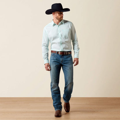 Ariat Blue Glow Southwest Crosses Everything Classic Fit Shirt