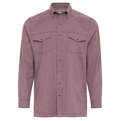 GameGuard Maroon Pearl Snap Shirt
