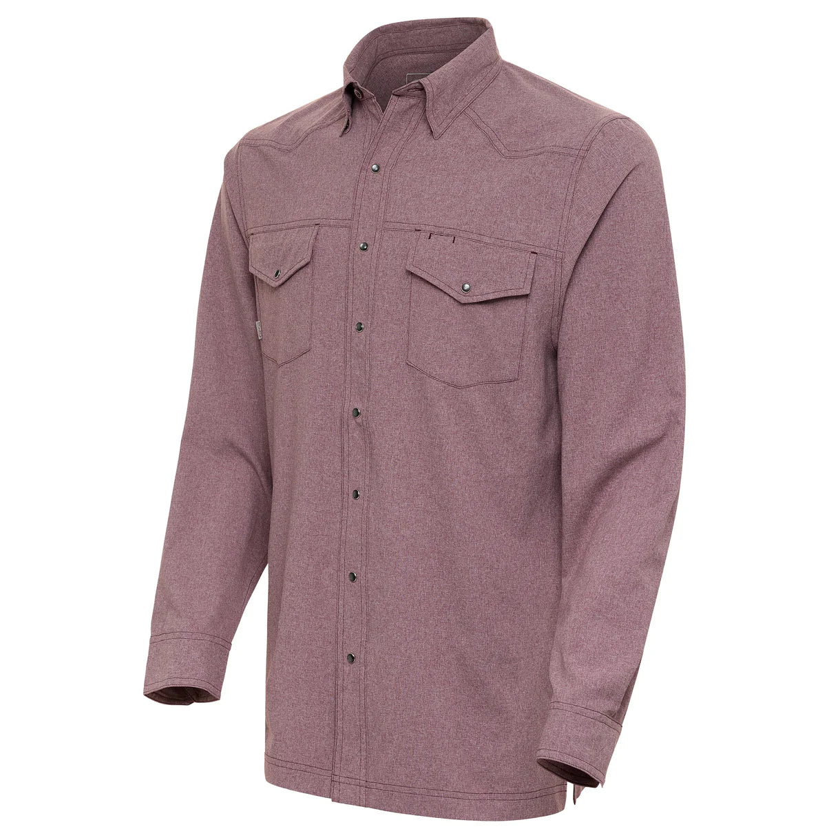 GameGuard Maroon Pearl Snap Shirt