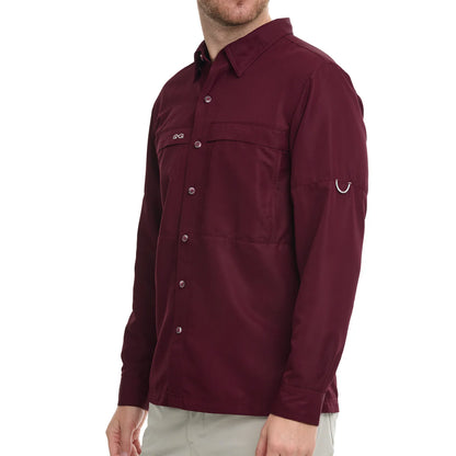 GameGuard Maroon Explorer Long Sleeve Shirt