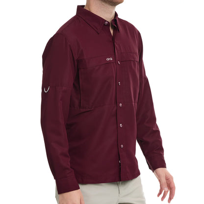 GameGuard Maroon Explorer Long Sleeve Shirt