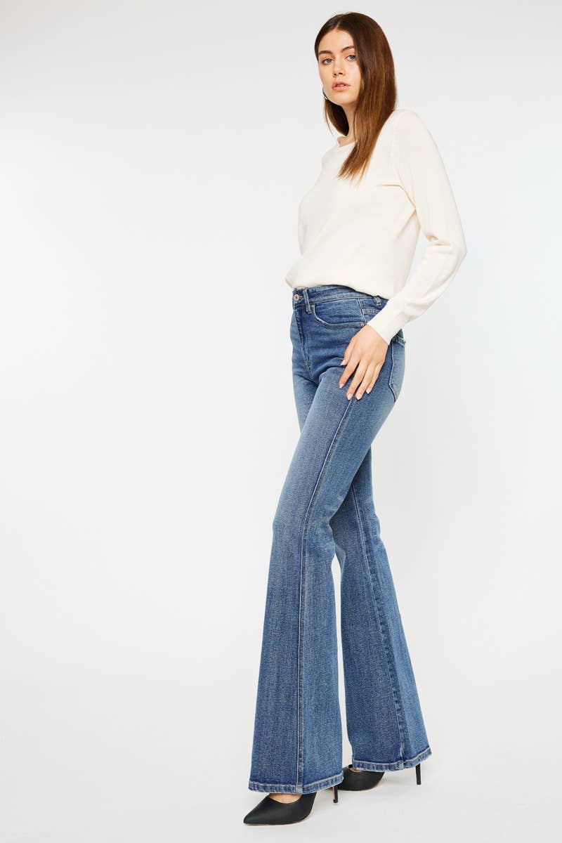 KanCan Luke High Rise Flared Jeans