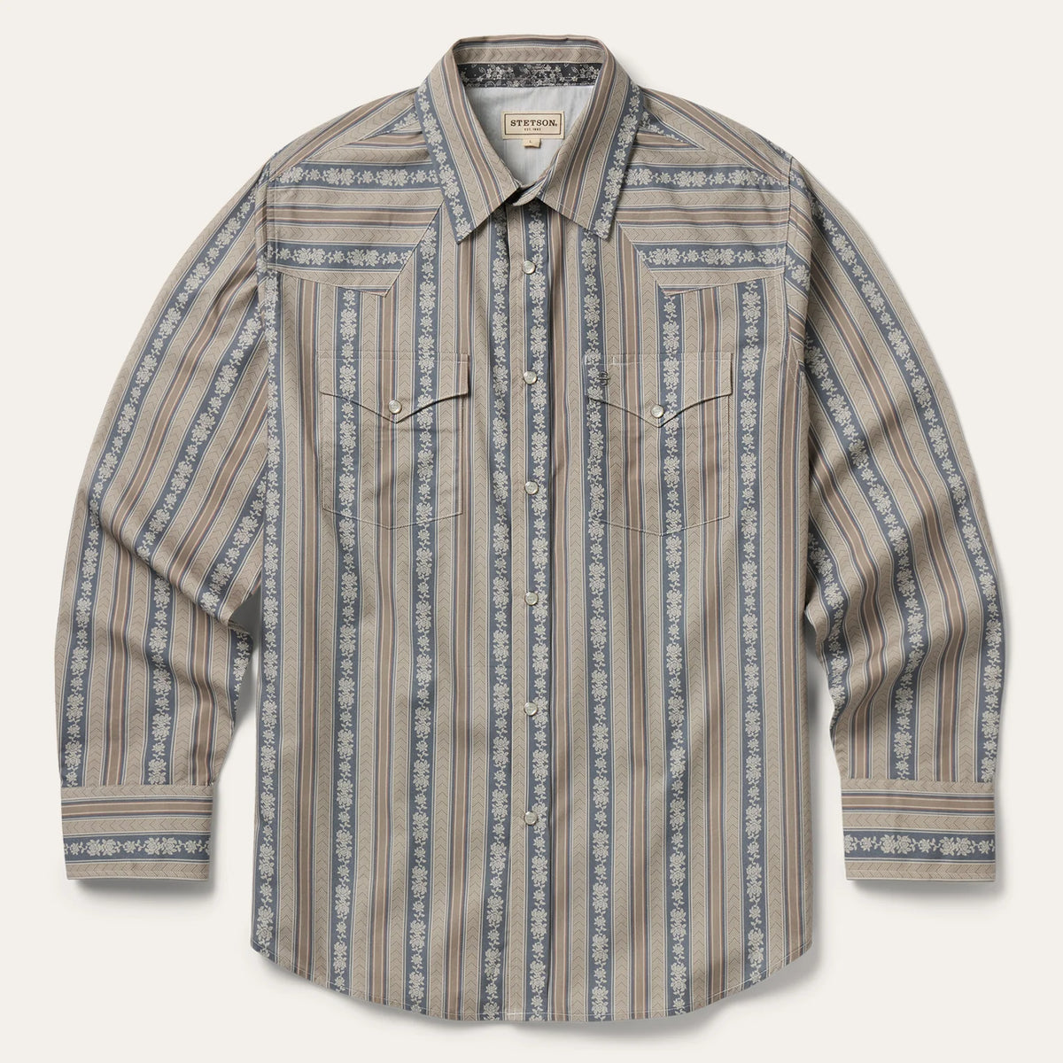 Stetson Chevron Stripe Western Shirt