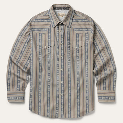 Stetson Chevron Stripe Western Shirt
