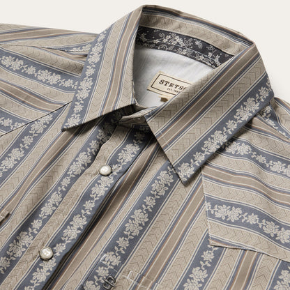 Stetson Chevron Stripe Western Shirt