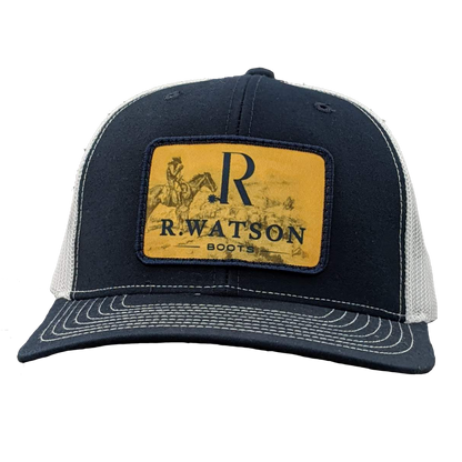 R. Watson Navy & White Patch Hat