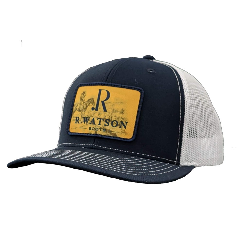 R. Watson Navy & White Patch Hat
