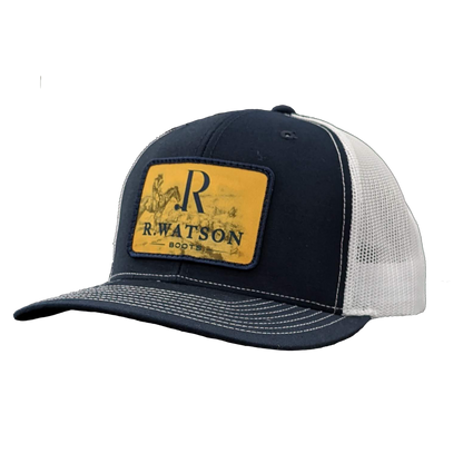 R. Watson Navy & White Patch Hat