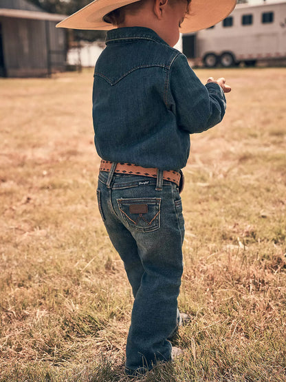 Wrangler Little Boy's Stitched Pocket Western Jean