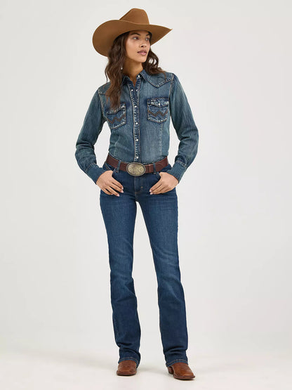 Wrangler® Ultimate Riding Jean Willow Mid-Rise Bootcut Traci Jeans