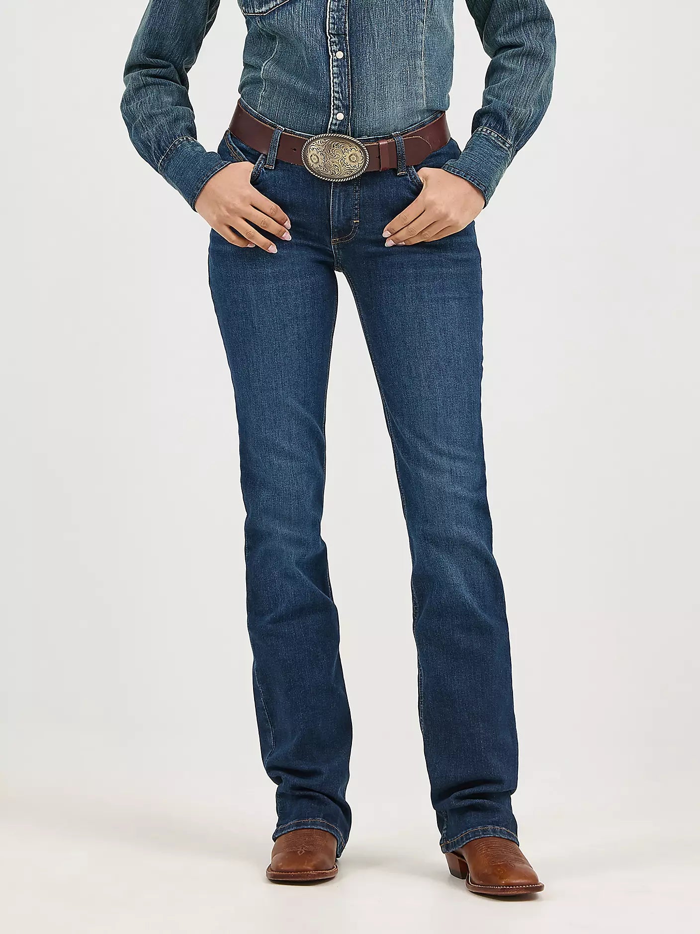 Wrangler® Ultimate Riding Jean Willow Mid-Rise Bootcut Traci Jeans