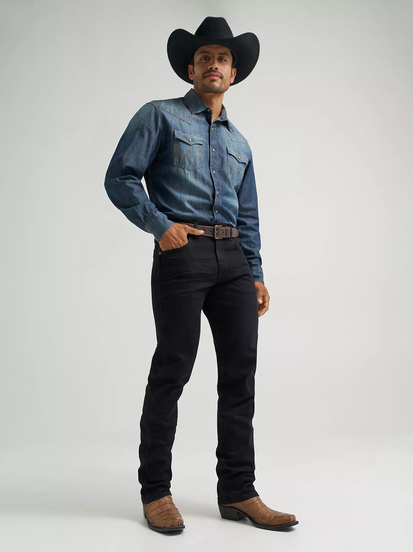 Wrangler Men's Blackwell Retro® Slim Fit Straight Leg Jeans