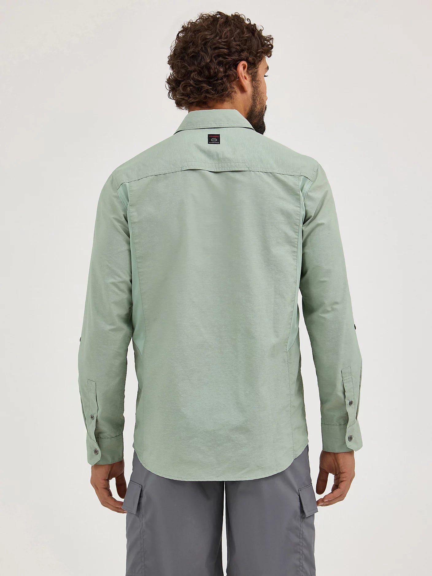 Wrangler 112360528 ATG Men's Mix Material Shirt