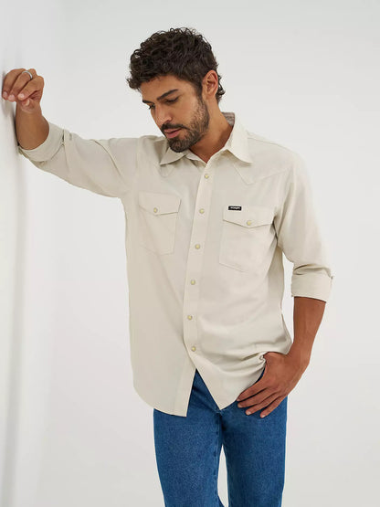 Wrangler Pelican All Terrain Gear Drover Utility Shirt