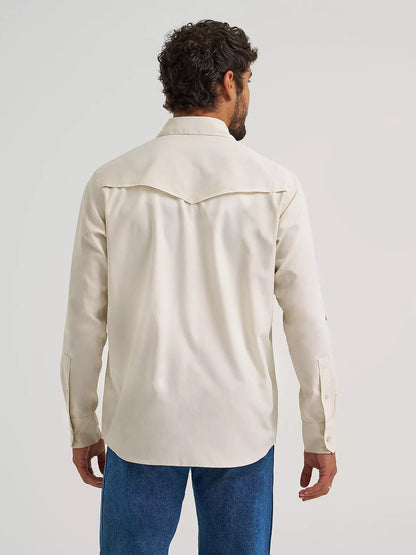 Wrangler Pelican All Terrain Gear Drover Utility Shirt