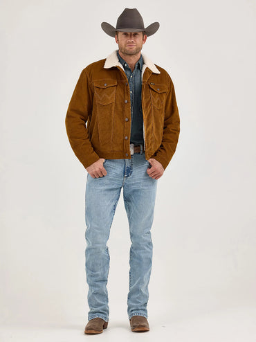Wrangler Cowboy Cut Sherpa Lined Corduroy Jacket